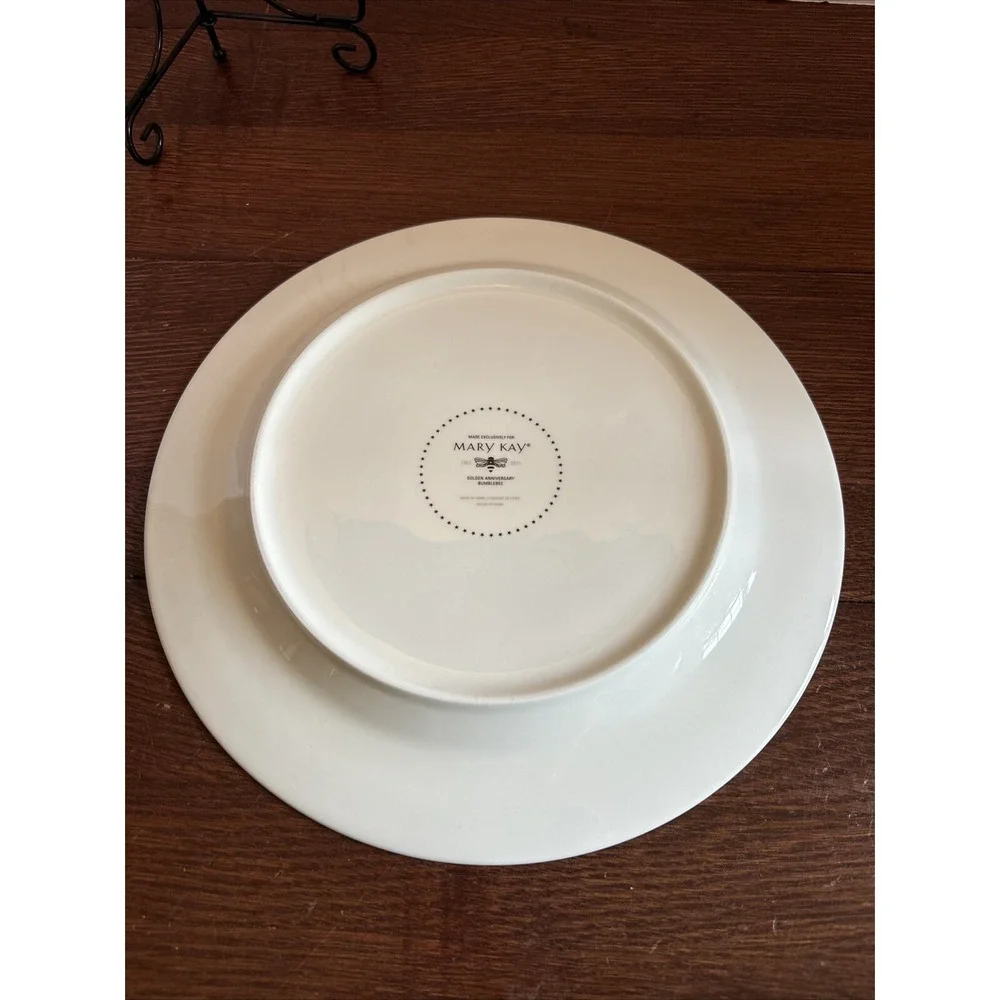 Mary Kay Golden Anniversary Bumblebee Fine Dinnerware 10.75